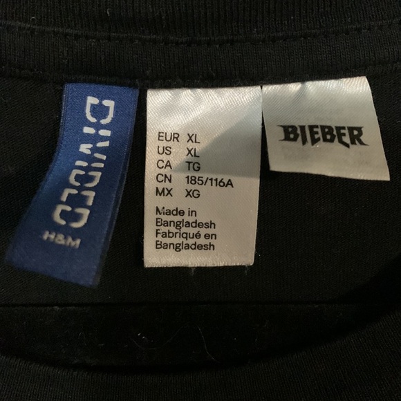 Justin Bieber Purpose Tour extra large Concert T-shirt - Picture 3 of 5